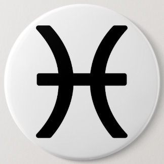 Zodiac sign Pisces 6 Cm Round Badge