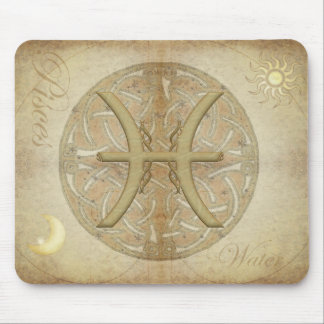 Zodiac Sign Pisces Mousepad