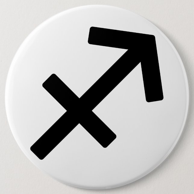 Zodiac sign Sagittarius 6 Cm Round Badge (Front)