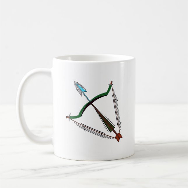 Zodiac Sign Sagittarius Coffee Mug (Left)