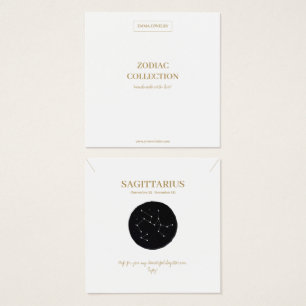 Zodiac Sign Sagittarius Jewellery Display Card