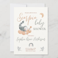 Zodiac sign: Scorpio baby shower