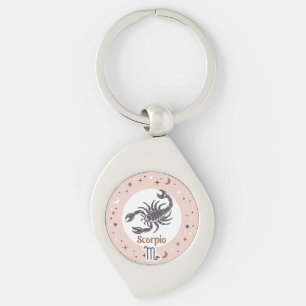 Zodiac Sign Scorpio Key Ring