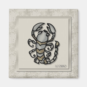 Zodiac Sign Scorpio Magnet