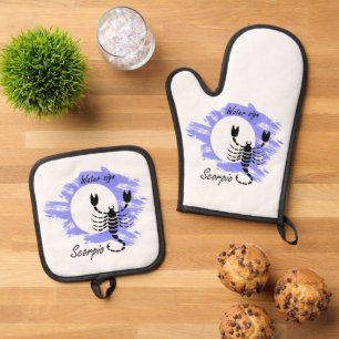 Zodiac sign - Scorpio Oven Mitt & Pot Holder Set