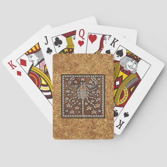 ZODIAC SIGN SCORPIO PLAYING CARDS (Back)