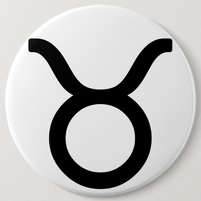 Zodiac sign Taurus 6 Cm Round Badge (Front)