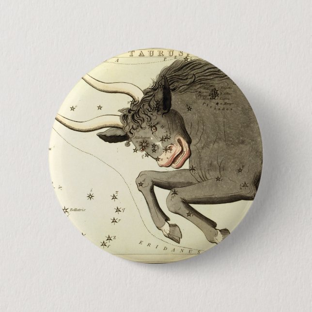 Zodiac Sign: Taurus buttons (Front)
