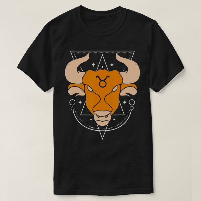 Zodiac Sign Taurus Constellation  T-Shirt (Design Front)