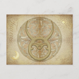 Zodiac Sign Taurus Postcard