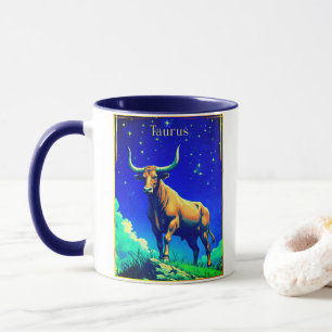 Zodiac Sign Taurus Rooted in Earth and Sky Mug
