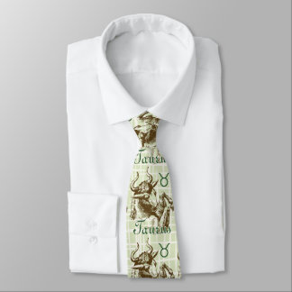 Zodiac Sign Taurus Symbol Tie