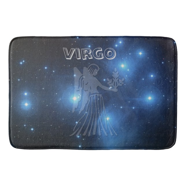Zodiac sign Virgo Bath Mat (Front)
