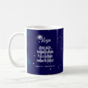 Zodiac Sign Virgo Constellation Coffee Mug