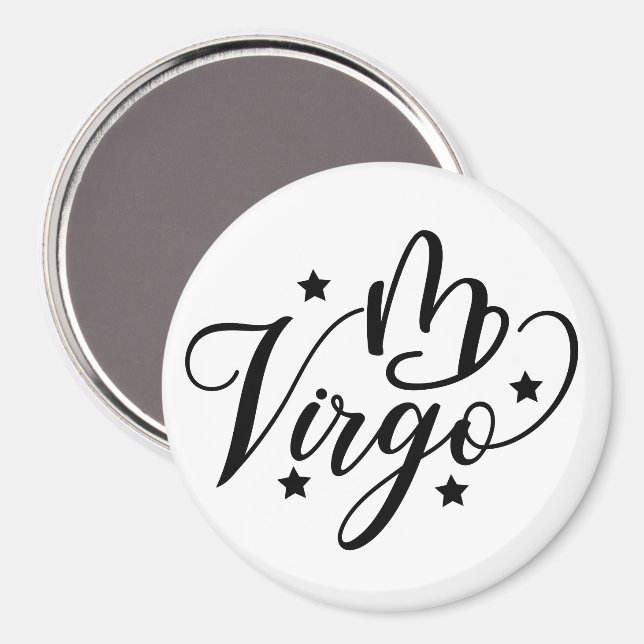 Zodiac Sign Virgo Magnet (Front/Back)