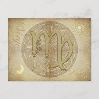 Zodiac Sign Virgo Postcard