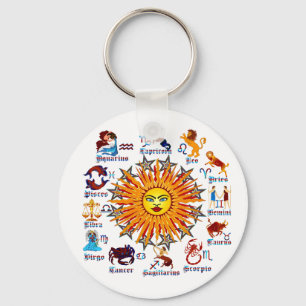 Zodiac-Signs-All-V-1 Key Ring