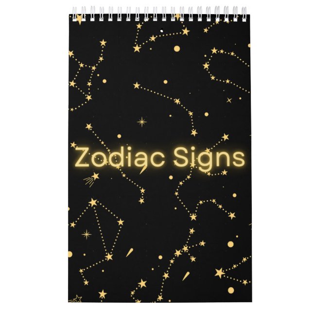 Zodiac Signs Astrological Collection Wall Calendar (Cover)