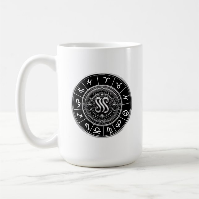 Zodiac signs coffee mug (Left)