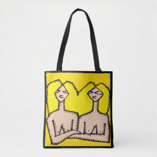 Zodiac Signs Gemini Birthday all-over Tote Bag 1