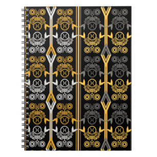 Zodiac signs, Pisces Notebook