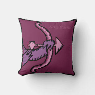 Zodiac Signs Sagittarius Birthday Pillow