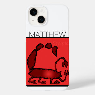 Zodiac Signs Scorpio personalised Birthday I iPC Case-Mate iPhone 14 Case
