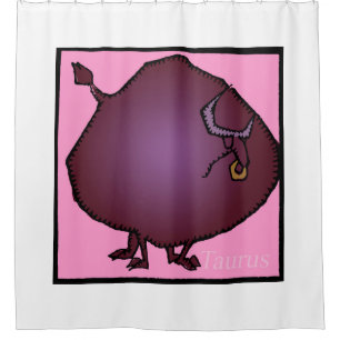 Zodiac Signs Taurus Shower Curtain