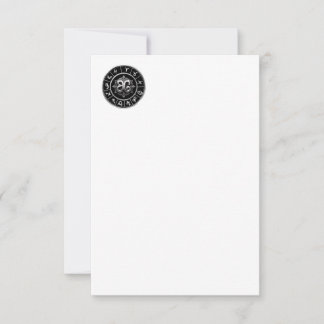 Zodiac signs thank you card