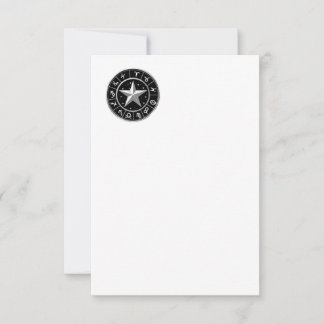 Zodiac signs thank you card