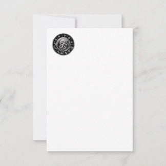 Zodiac signs thank you card