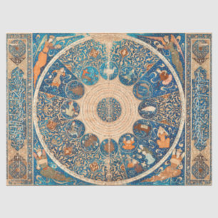 Zodiac Signs Vintage Celestial Map Tissue Paper
