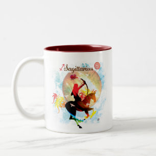 Zodiac Sips Two-Tone Coffee Mug