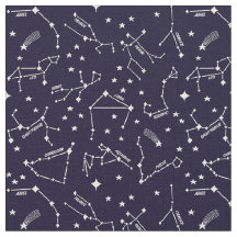 Zodiac Star Maps White On Dark Blue Cheeky Witch®