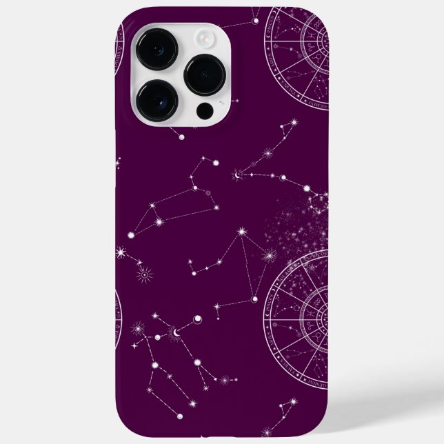 ZODIAC STARRY SKY PATTERN Case-Mate iPhone CASE (Back)