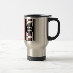 Zodiac Stripe Mug - Aquarius