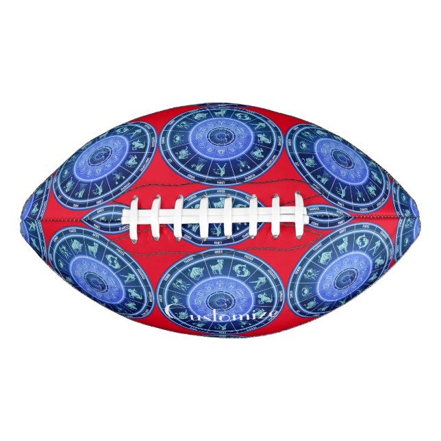 Zodiac Sun Sign Astrology Calendar Thunder_Cove American Football (Front)