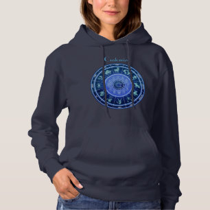 Zodiac Sun Sign Astrology Calendar Thunder_Cove Hoodie