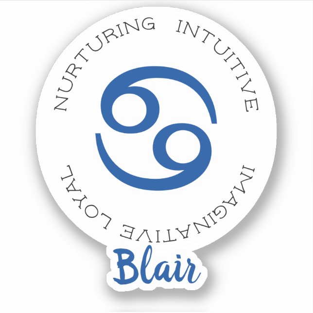 Zodiac Symbol Cancer (Front)