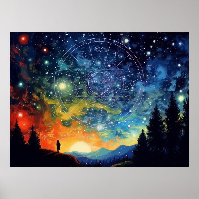 Zodiac Symphony - A Celestial Journey Poster (Front)