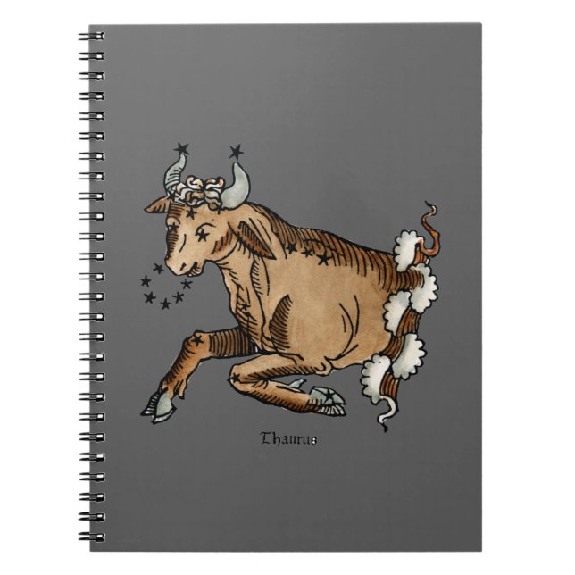 Zodiac: Taurus, 1482 Notebook (Front)