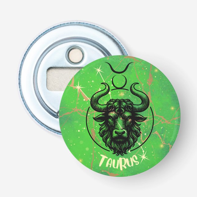 Zodiac Taurus Bottle Opener (Front)