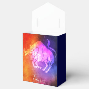 Zodiac : Taurus Colourful Candy Colours Favour Box