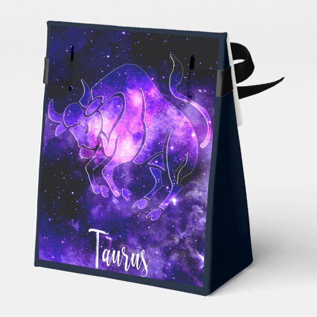 Zodiac : Taurus Favour Box (Back Side)