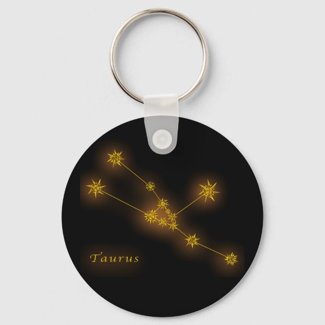 Zodiac - Taurus Key Ring (Front)