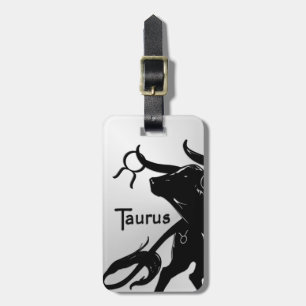 Zodiac Taurus Luggage Tag