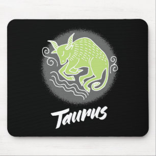 Zodiac Taurus Symbol Mouse Mat