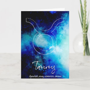 Zodiac : Taurus Traits Card