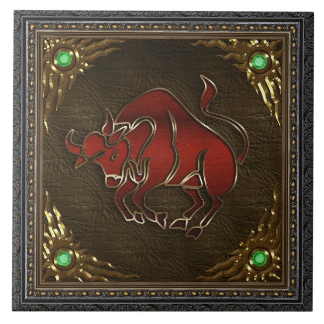 Zodiac Tile - Taurus (Front)