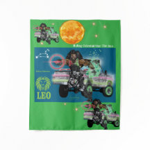 Zodiac Universe -Leo-Party Banner Tapestry
